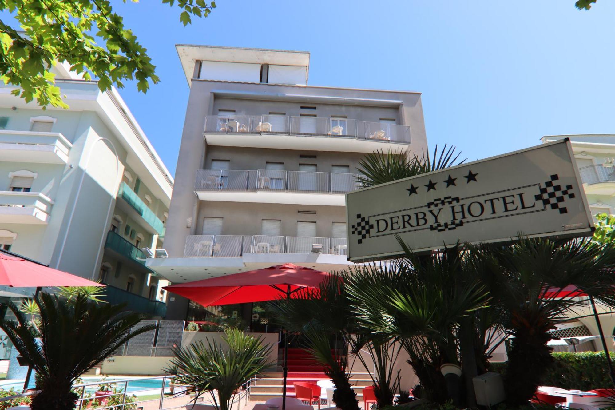Hotel Derby Римини Экстерьер фото